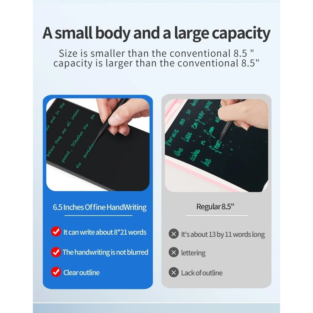 65 Inch LCD Writing Tablet For Kids And Notes 9