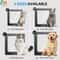 ATUBAN 4 Way Locking Weatherproof Cat Door Flap 2