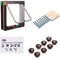 ATUBAN 4 Way Locking Weatherproof Cat Door Flap 4