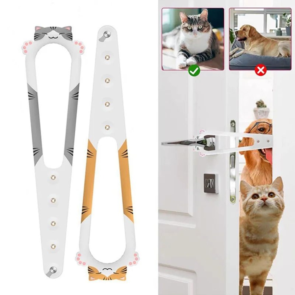 Adjustable Pet Door Latch Strap For Cats And Dogs 0
