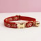 Personalized Cute Cat Collar And Leash Set With Bell 22
