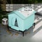 Insulated Outdoor Cat House With Weatherproof Stand 9