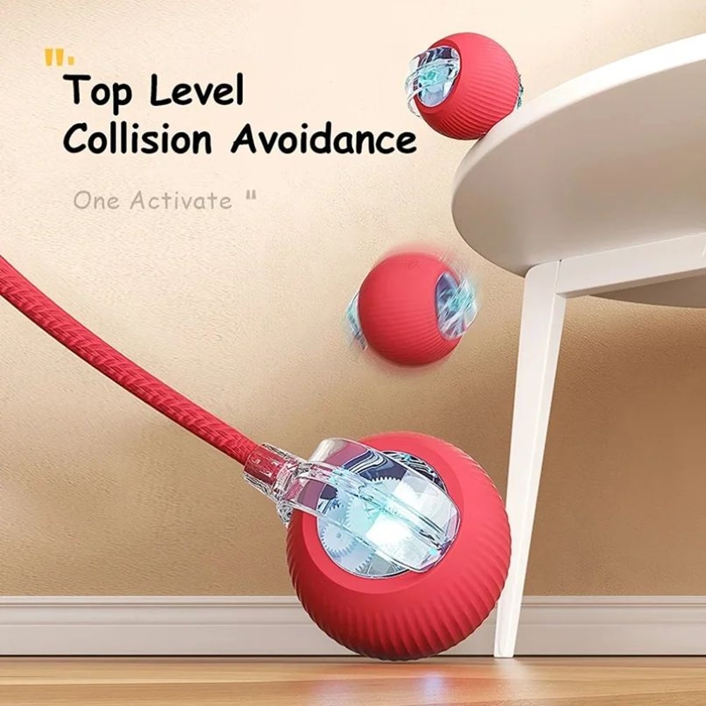 Rechargeable Interactive Rolling Ball Toy For Cats And Dogs 2