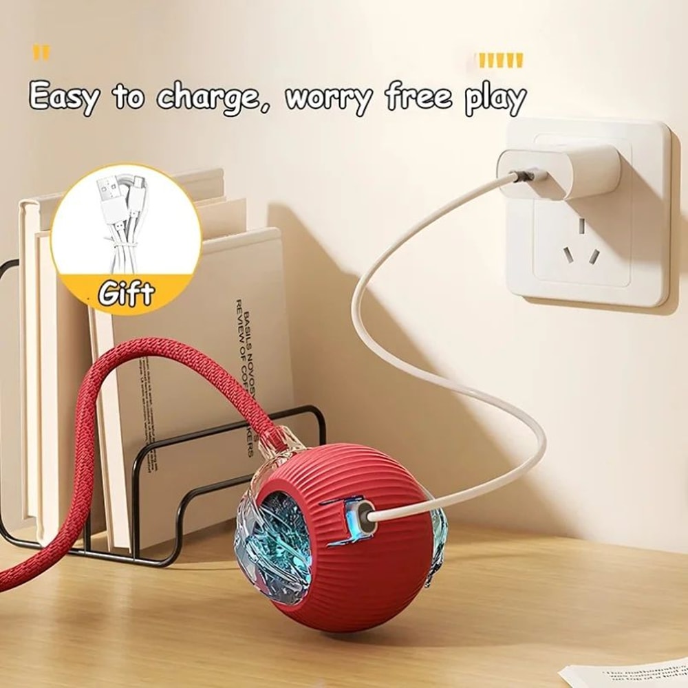 Rechargeable Interactive Rolling Ball Toy For Cats And Dogs 3
