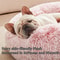 Soft Plush Donut Pet Bed For Cats And Small Dogs 0