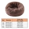 Soft Plush Donut Pet Bed For Cats And Small Dogs 6