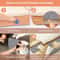 Self Adhesive Cat Scratch Sofa Protector Mat 5