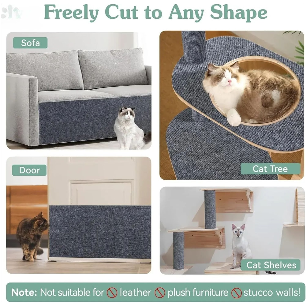 Self Adhesive Cat Scratch Sofa Protector Mat 11