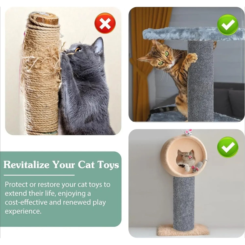 Self Adhesive Cat Scratch Sofa Protector Mat 12