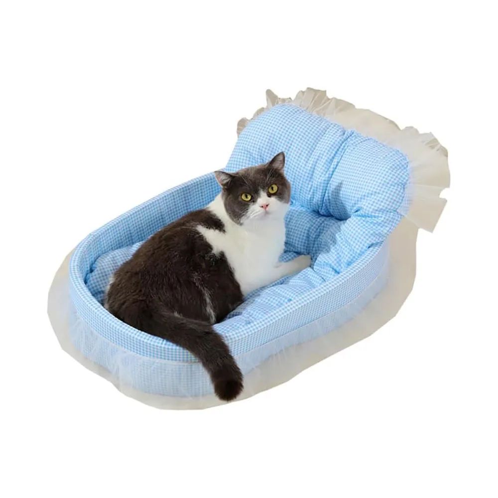 Cute Lace Trimmed Princess Pet Sofa Bed 6