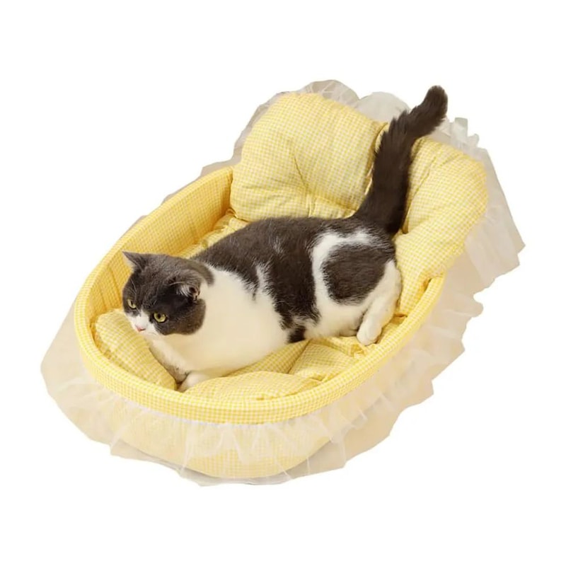 Cute Lace Trimmed Princess Pet Sofa Bed 8