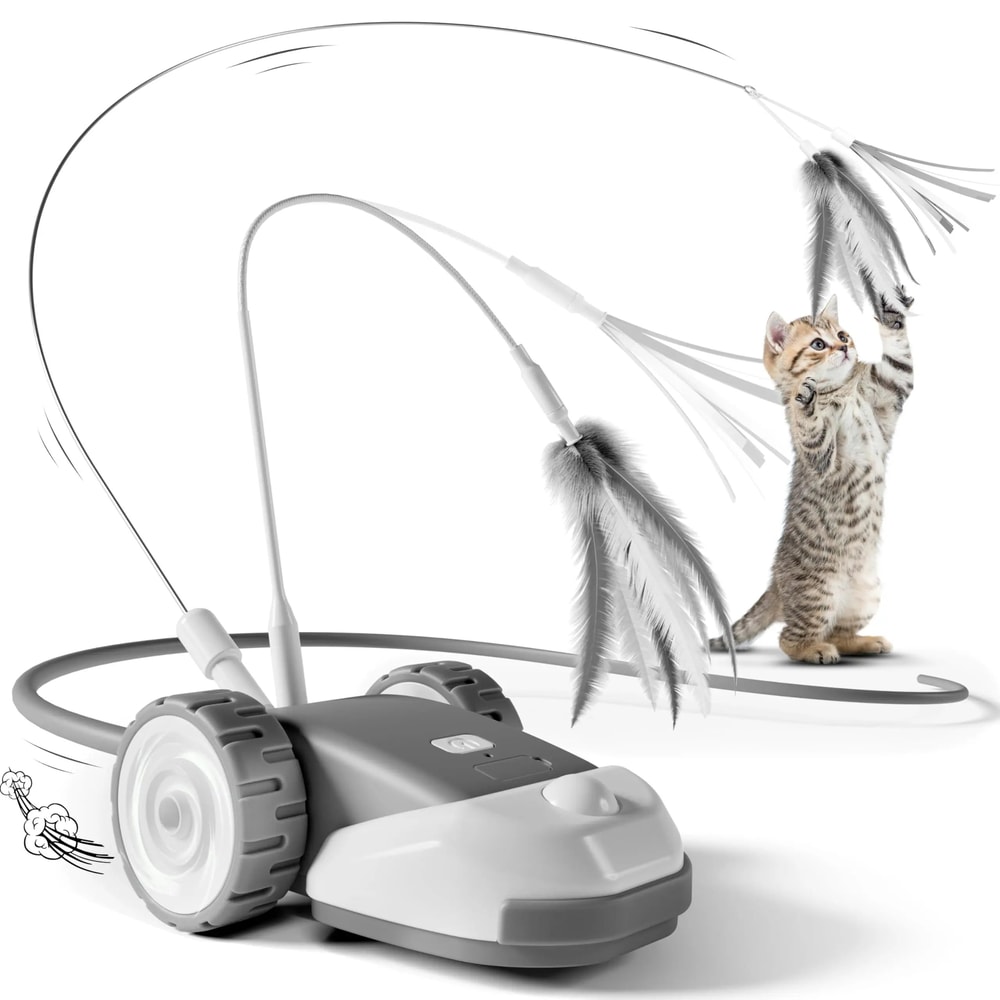 Smart Automatic Moving Pet Toy Car For Cats 8