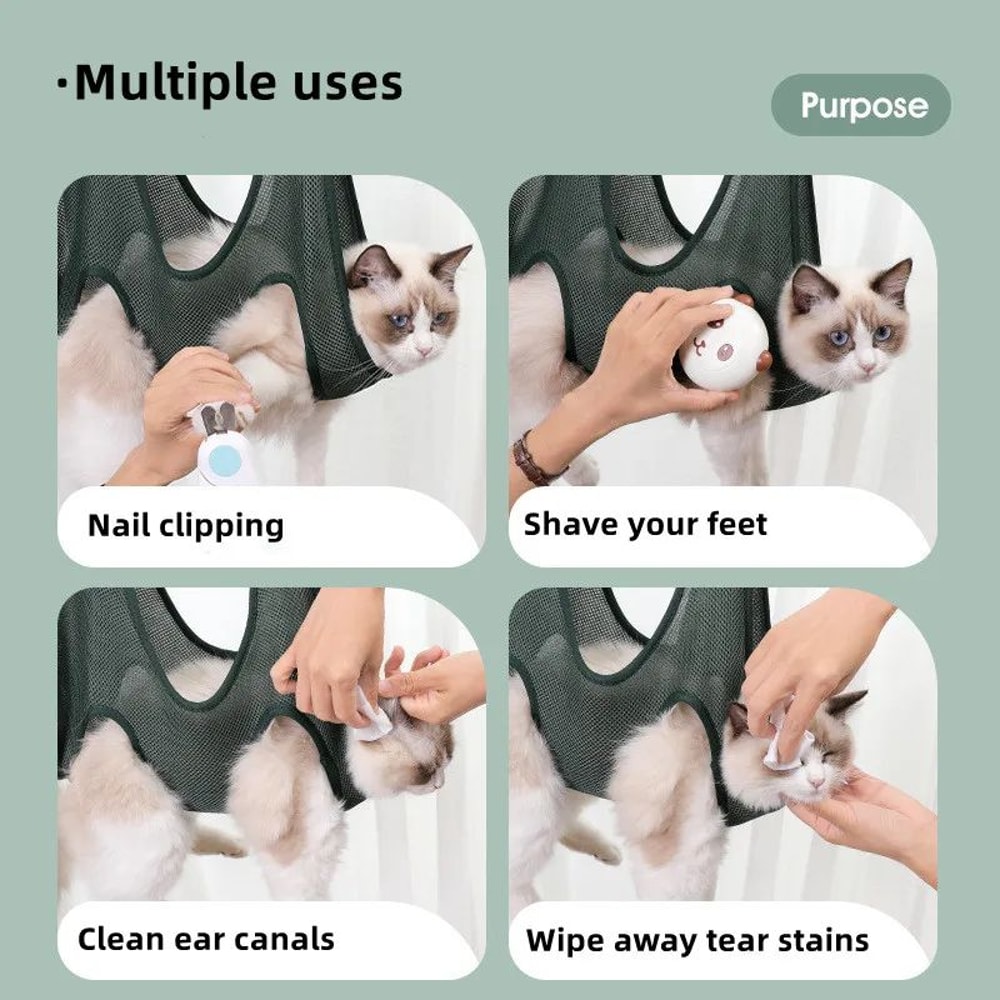 Pet Grooming Hammock Restraint Bag 1