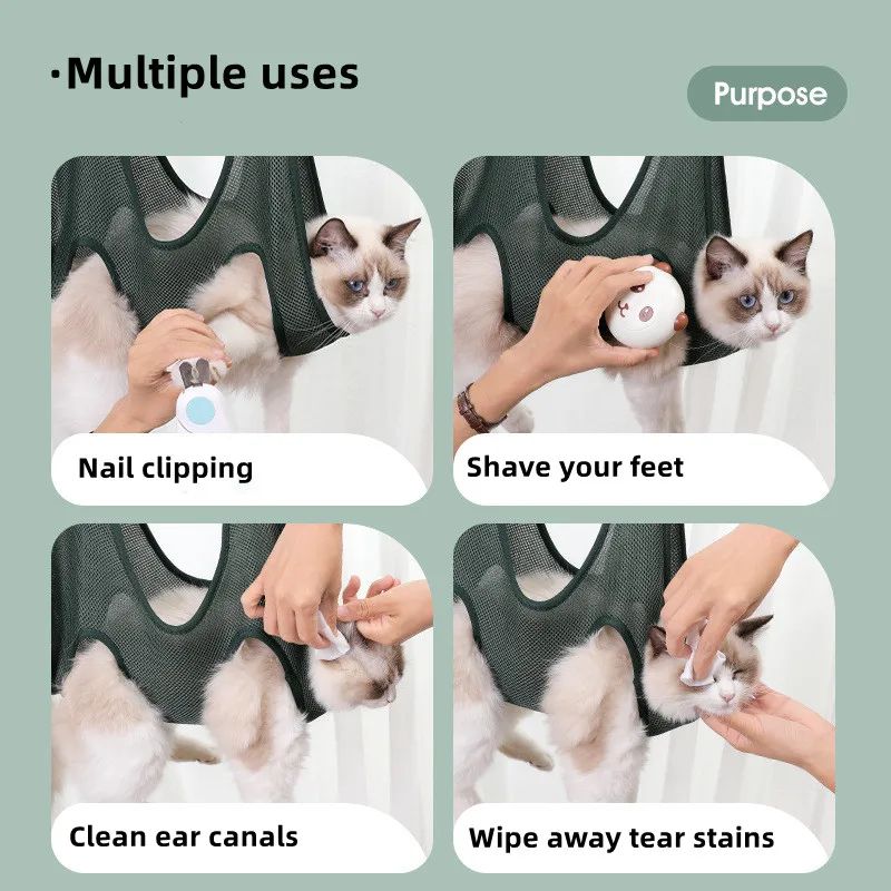 Pet Grooming Hammock Restraint Bag 1