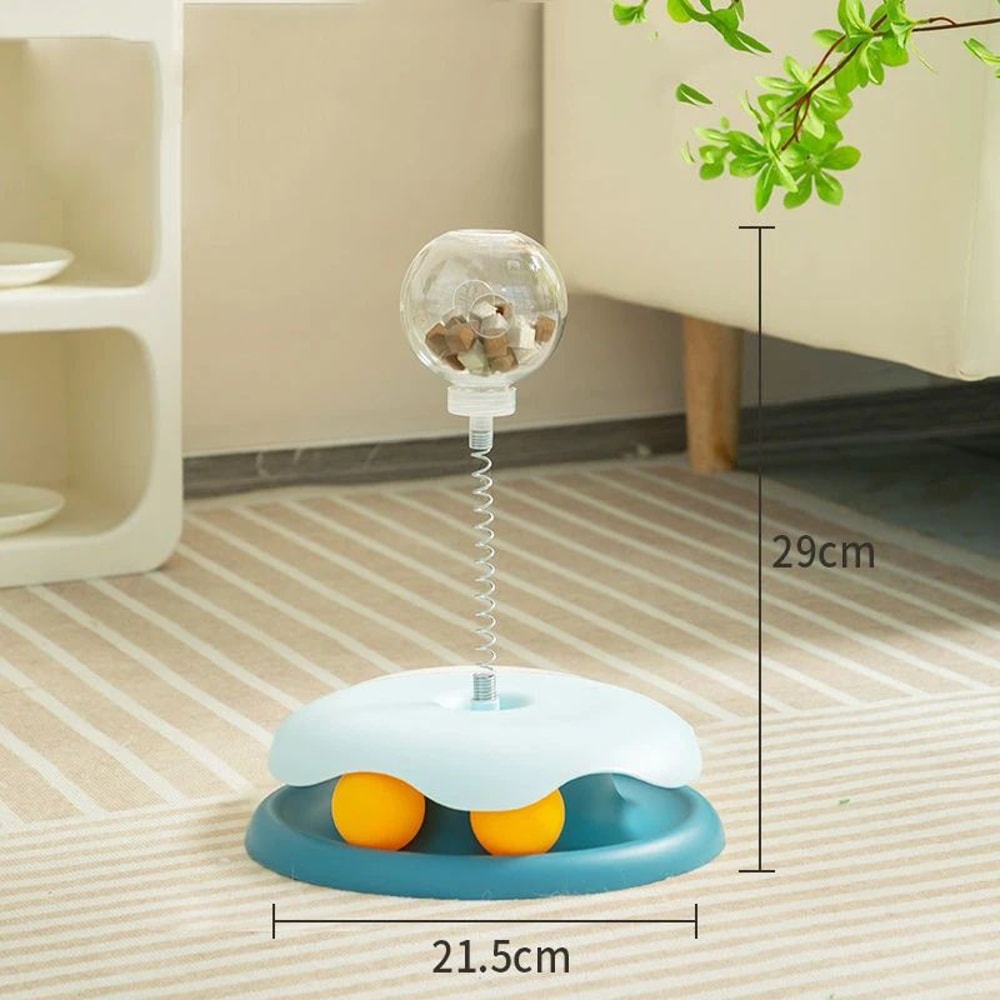 Interactive Slow Feed Cat Feeder Toy 6
