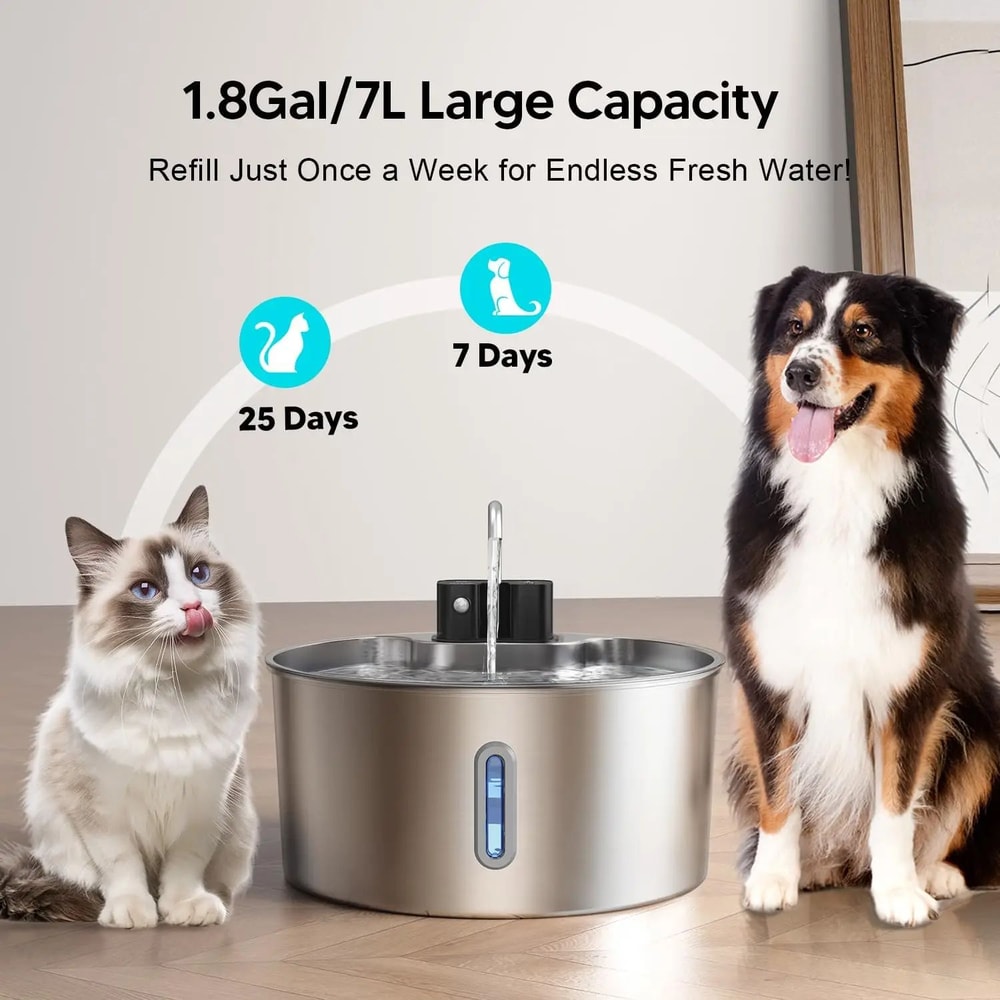 Wireless Rechargeable Pet Water Fountain 3