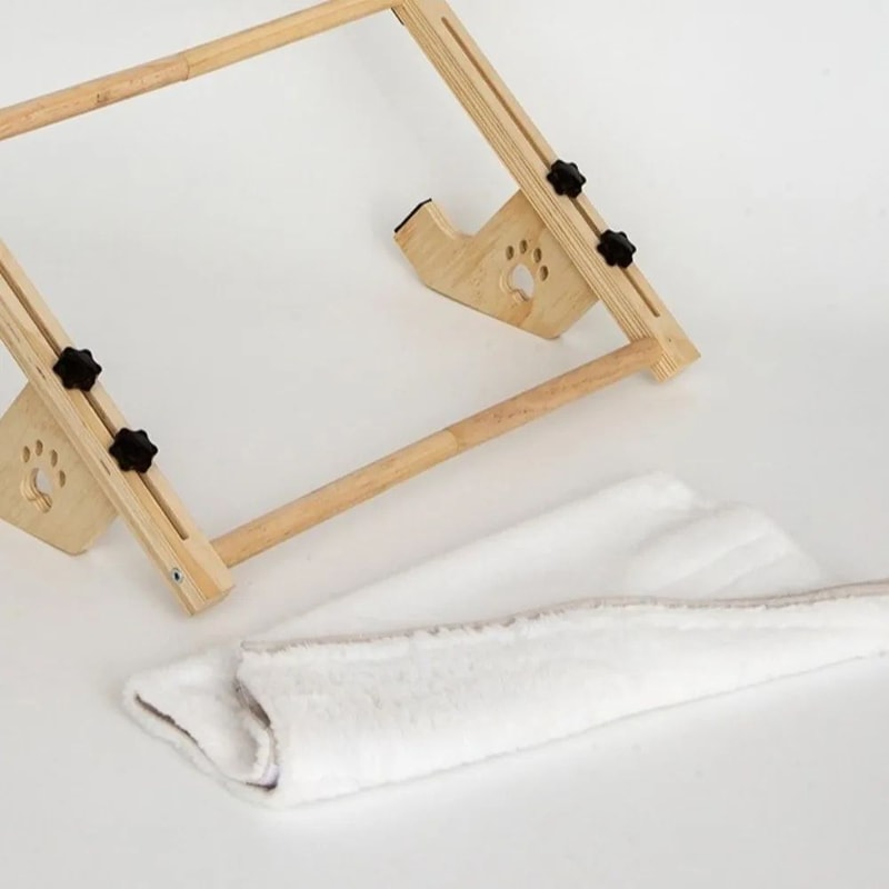 Wooden Frame Cat Window Hammock Bed 13