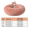 Soft Plush Donut Cat And Dog Calming Bed 16