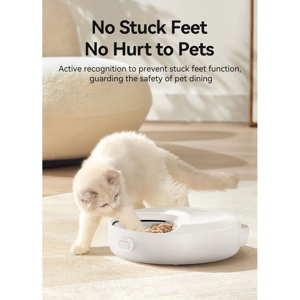 ROJECO Wireless 4 Meal Automatic Pet Feeder 11