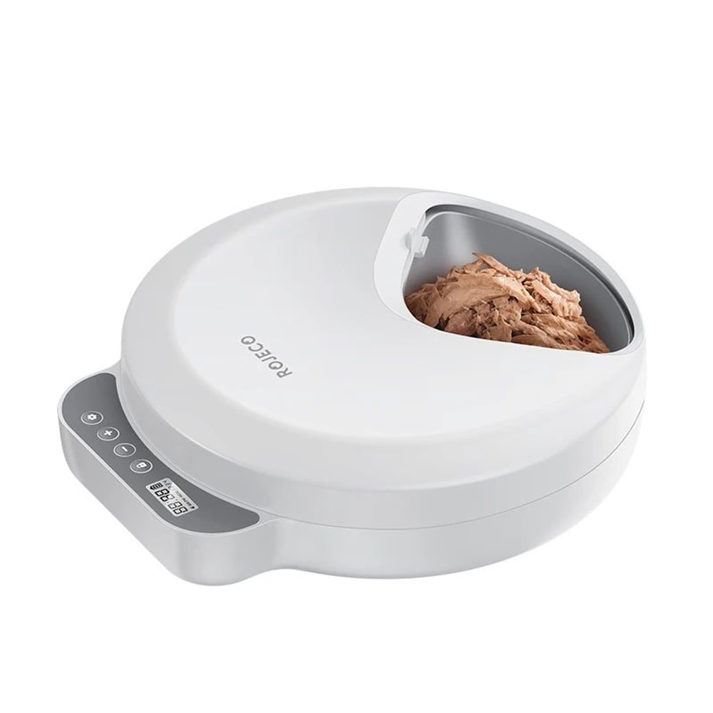 ROJECO Wireless 4 Meal Automatic Pet Feeder 12