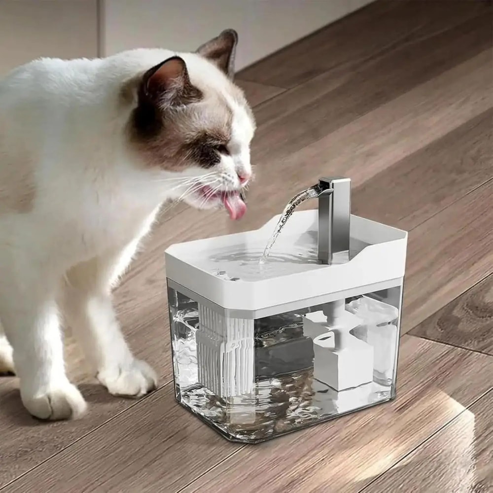 15L Automatic Cat Water Fountain With Silent USB Pump 1