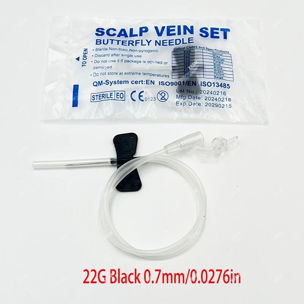 Disposable Butterfly Infusion Needle For Pet IV Therapy 13