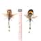 Feather Insect Cat Teaser Wand Replacement Toy Set 1