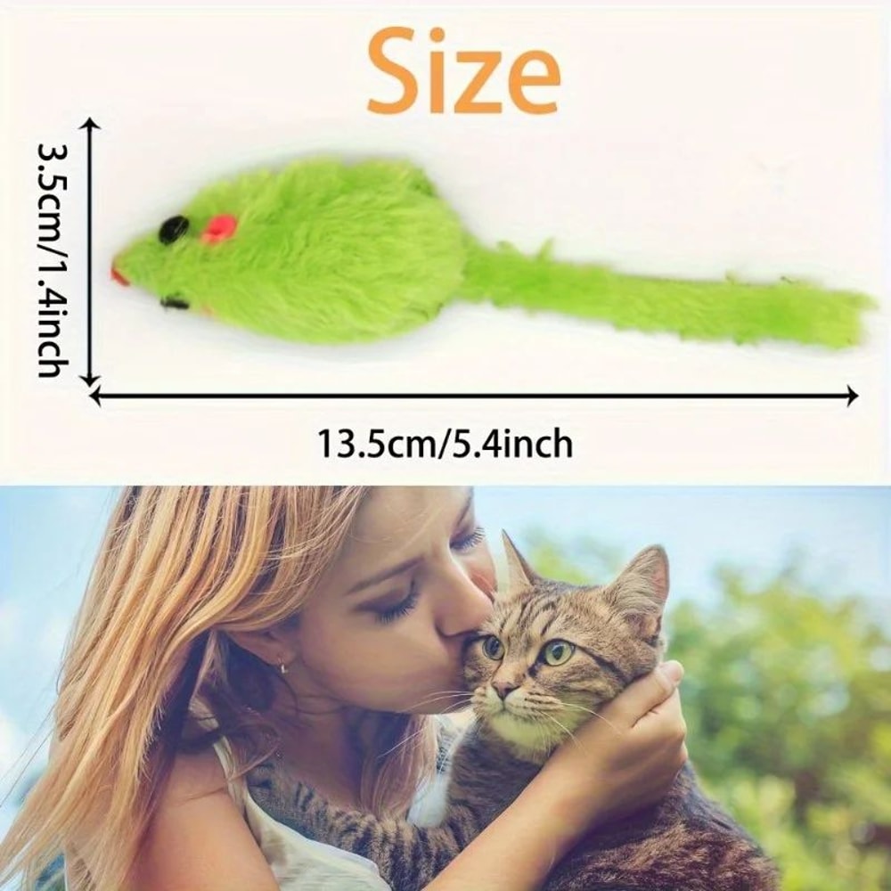 Plush Mouse Cat Toy Set 3