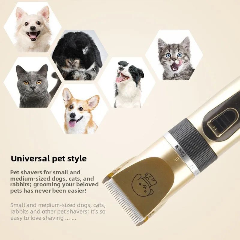 Electric Pet Grooming Clipper Set 6