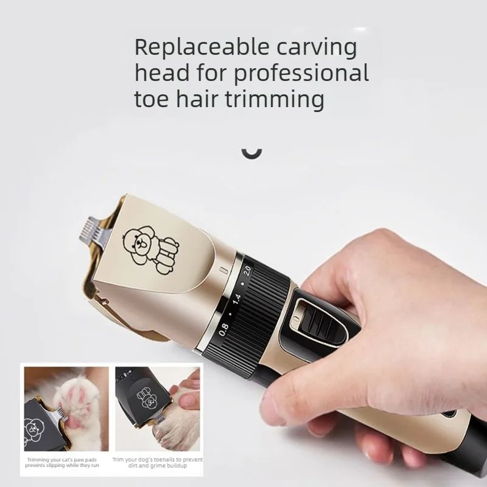 Electric Pet Grooming Clipper Set 8