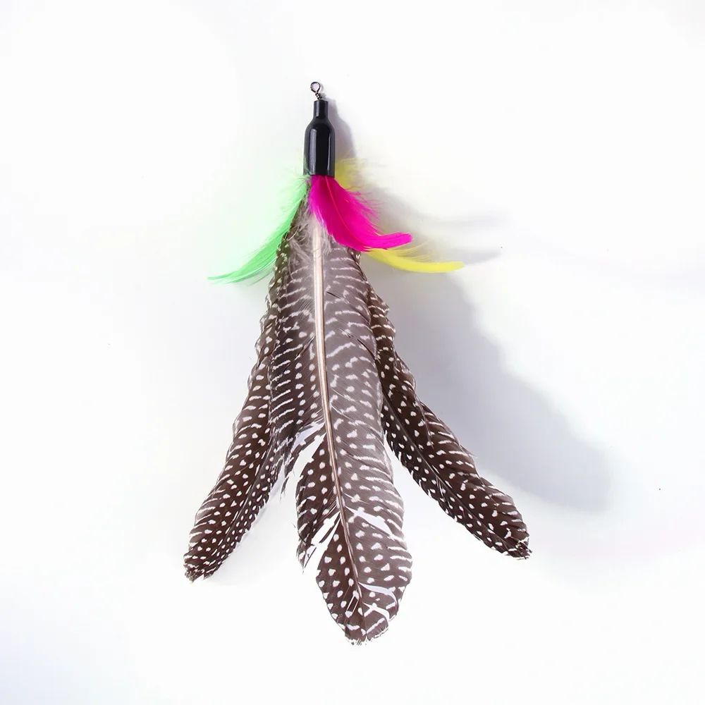Retractable Feather Cat Wand Toy Set 2