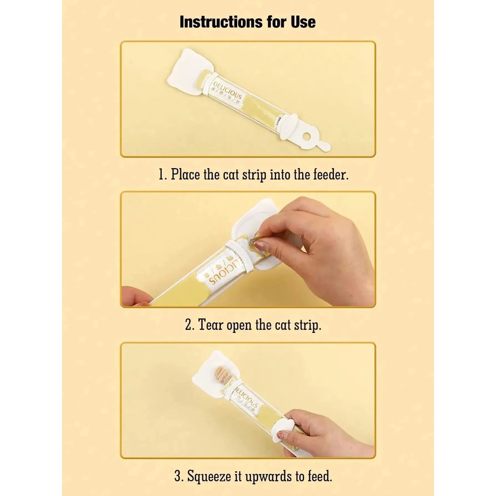 Long Handle Cat Wet Food Spoon 10
