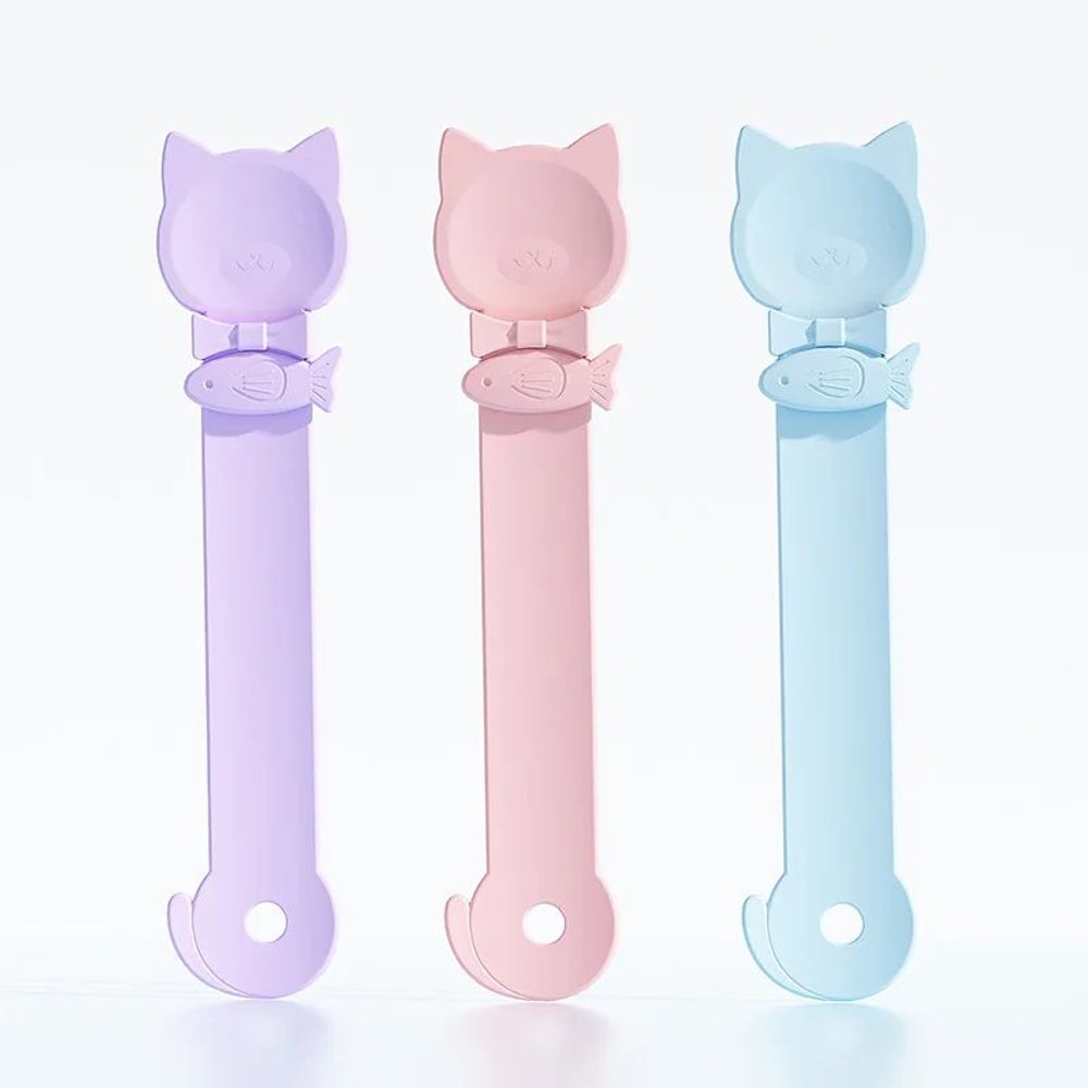 Long Handle Cat Wet Food Spoon 12