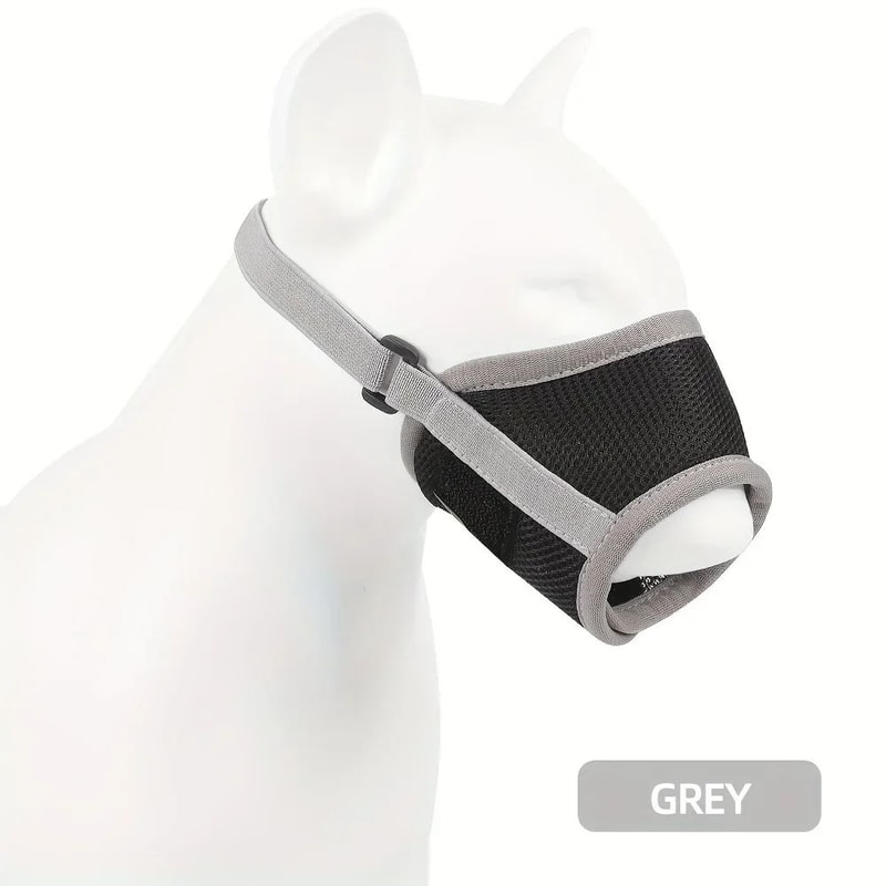 Breathable Adjustable Dog Muzzle Mask 6