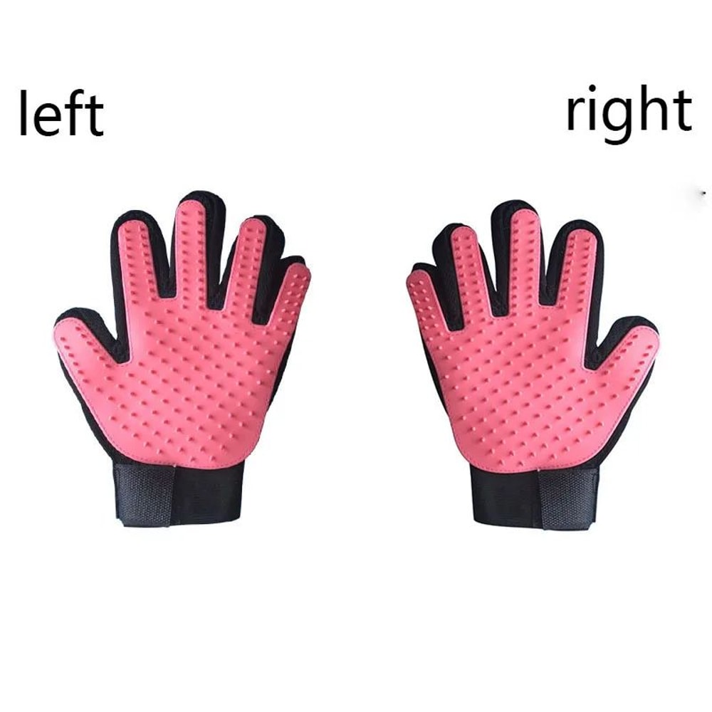 Pet Grooming Hair Removal Massage Glove 11