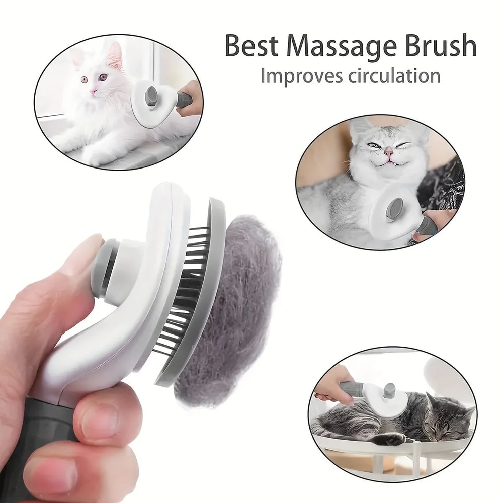 Stainless Steel Pet Grooming And Massage Comb 9