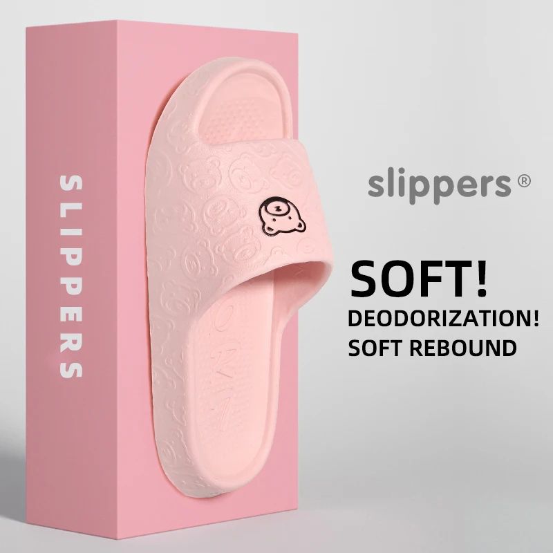 Womens Non Slip EVA Bathroom And Home Slippers 0