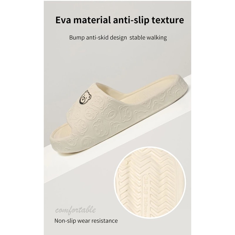 Womens Non Slip EVA Bathroom And Home Slippers 13