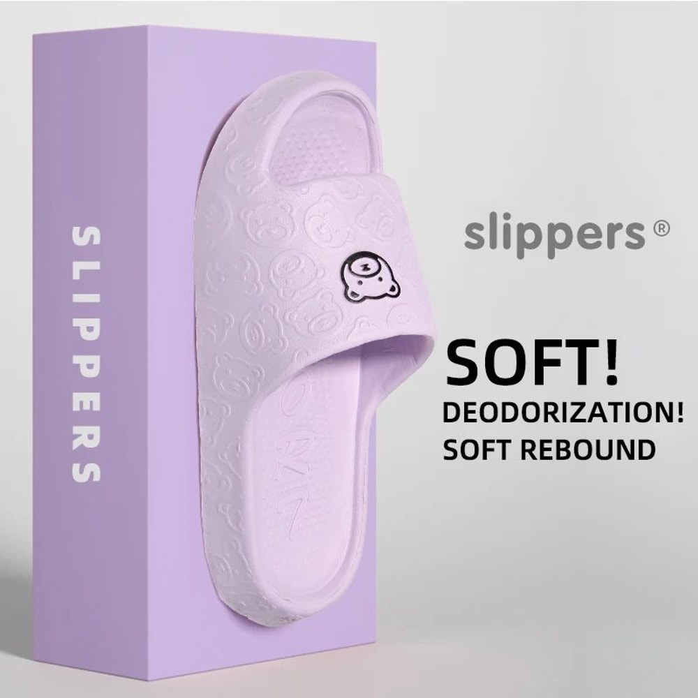 Womens Non Slip EVA Bathroom And Home Slippers 19