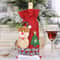 Christmas Wine Bottle Cover Set With Santa And Snowman Design 19