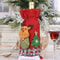 Christmas Wine Bottle Cover Set With Santa And Snowman Design 20