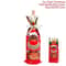 Christmas Wine Bottle Cover Set With Santa And Snowman Design 25