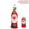 Christmas Wine Bottle Cover Set With Santa And Snowman Design 26