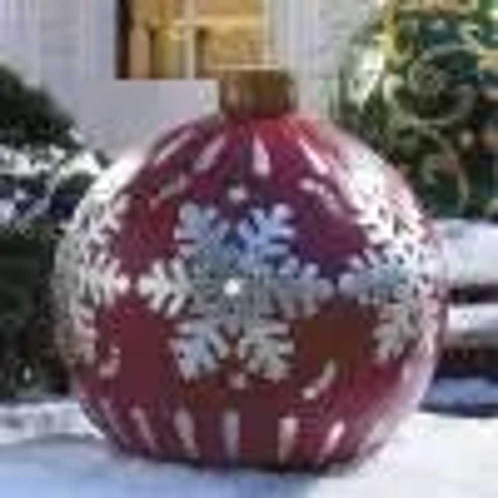 Giant Inflatable Christmas Decoration Ball For Outdoor Party Decor 2