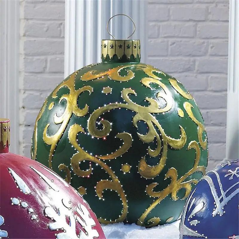 Giant Inflatable Christmas Decoration Ball For Outdoor Party Decor 7