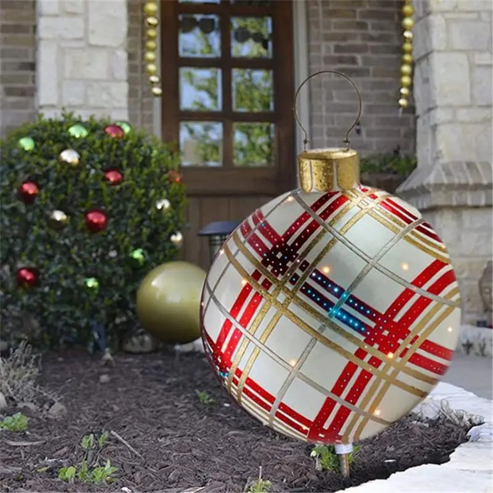 Giant Inflatable Christmas Decoration Ball For Outdoor Party Decor 9