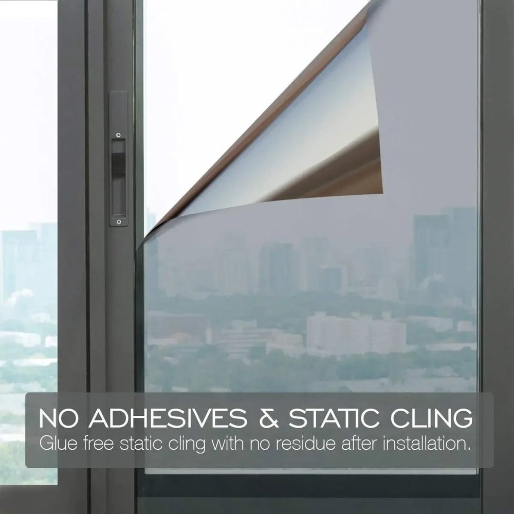 One Way Mirror Window Privacy Film Heat Control Tint 2