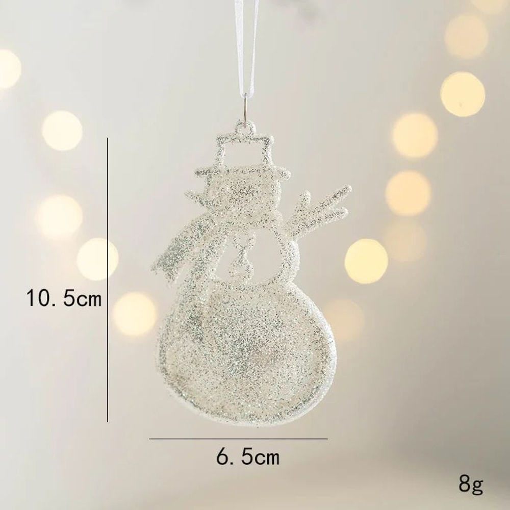 Christmas Tree Hanging Pendant Deer Angel And Star Ornament 27