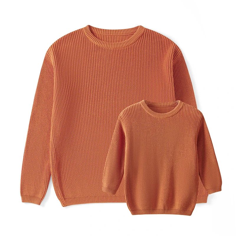 Mommy And Me Matching Chunky Knit Sweaters 11