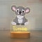 Personalized USB Acrylic Night Light Custom Name Animal Lamp For Kids Bedroom 16